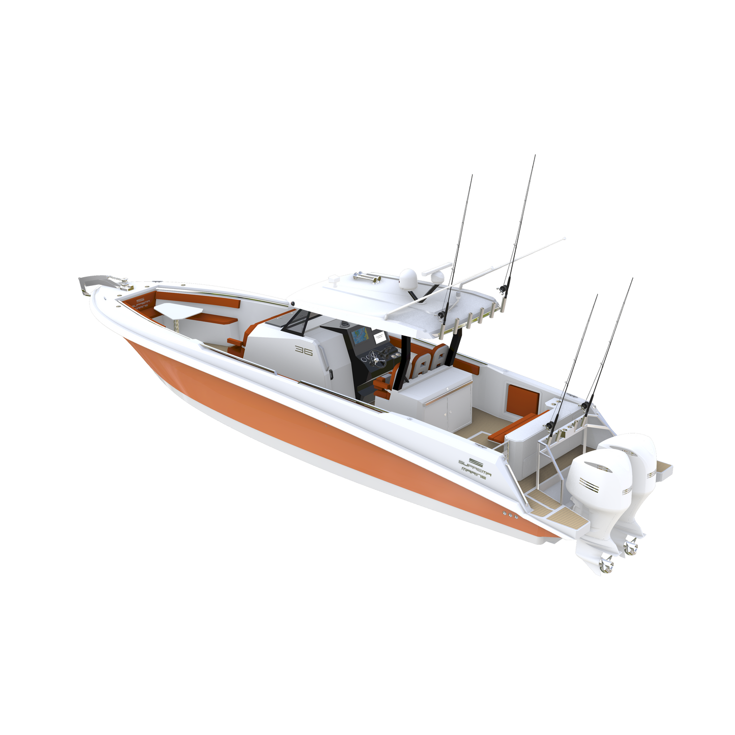 Suprema 36 Center Console - Medium Console - Sport Full Featured