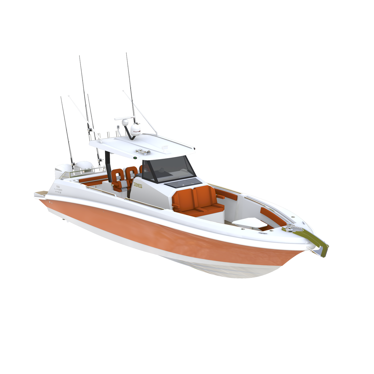 Suprema 36 Center Console - Medium Console - Sport Full Featured