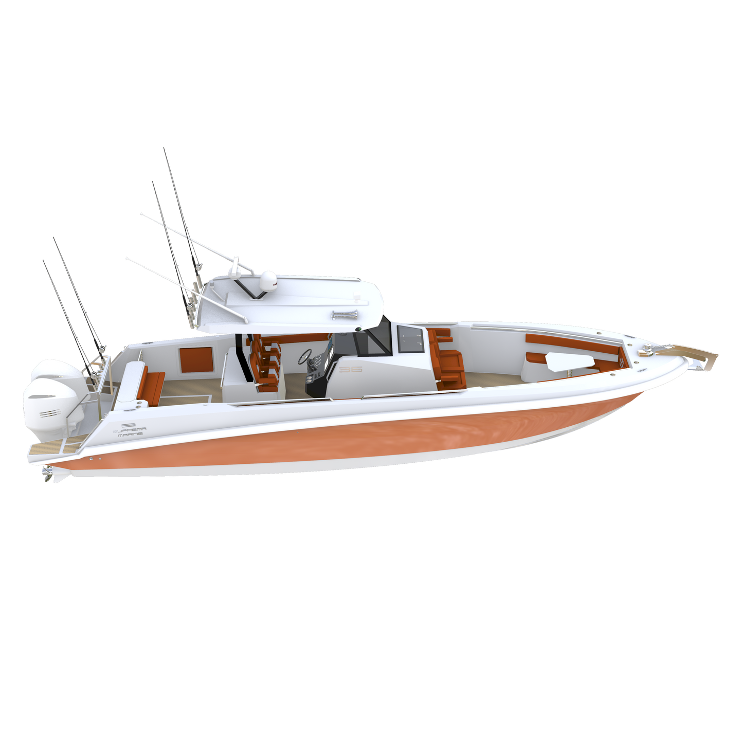 Suprema 36 Center Console - Medium Console - Sport Full Featured