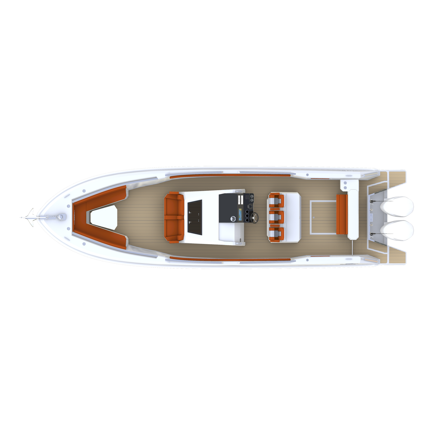 Suprema 36 Center Console - Medium Console - Sport Full Featured