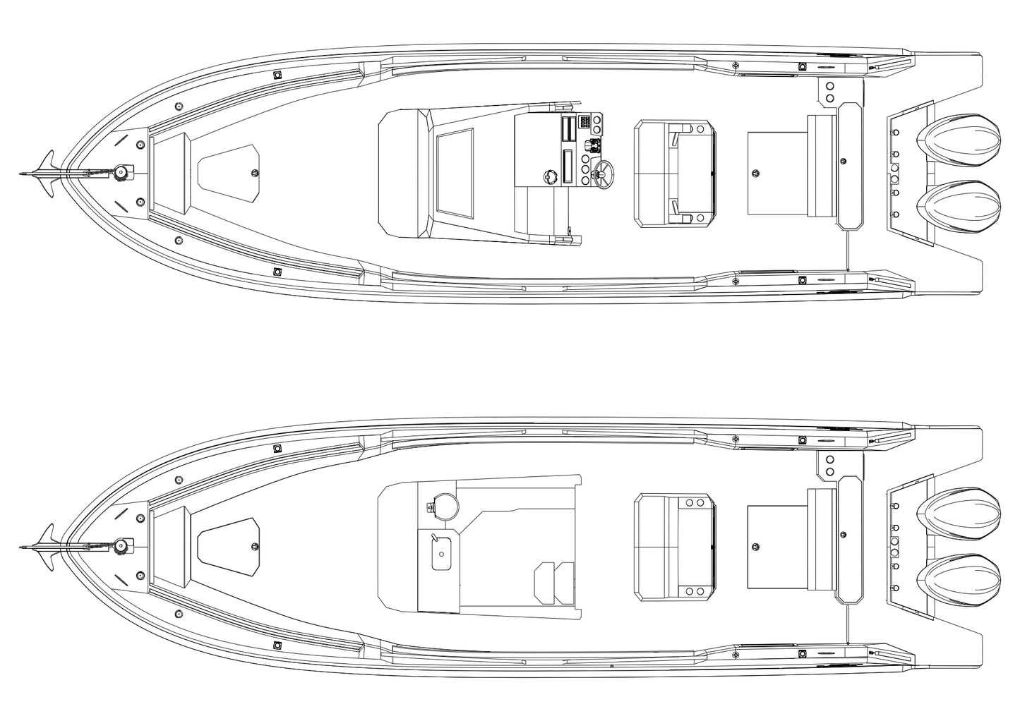 Suprema 36 Center Console - Medium Console - Sport Full Featured