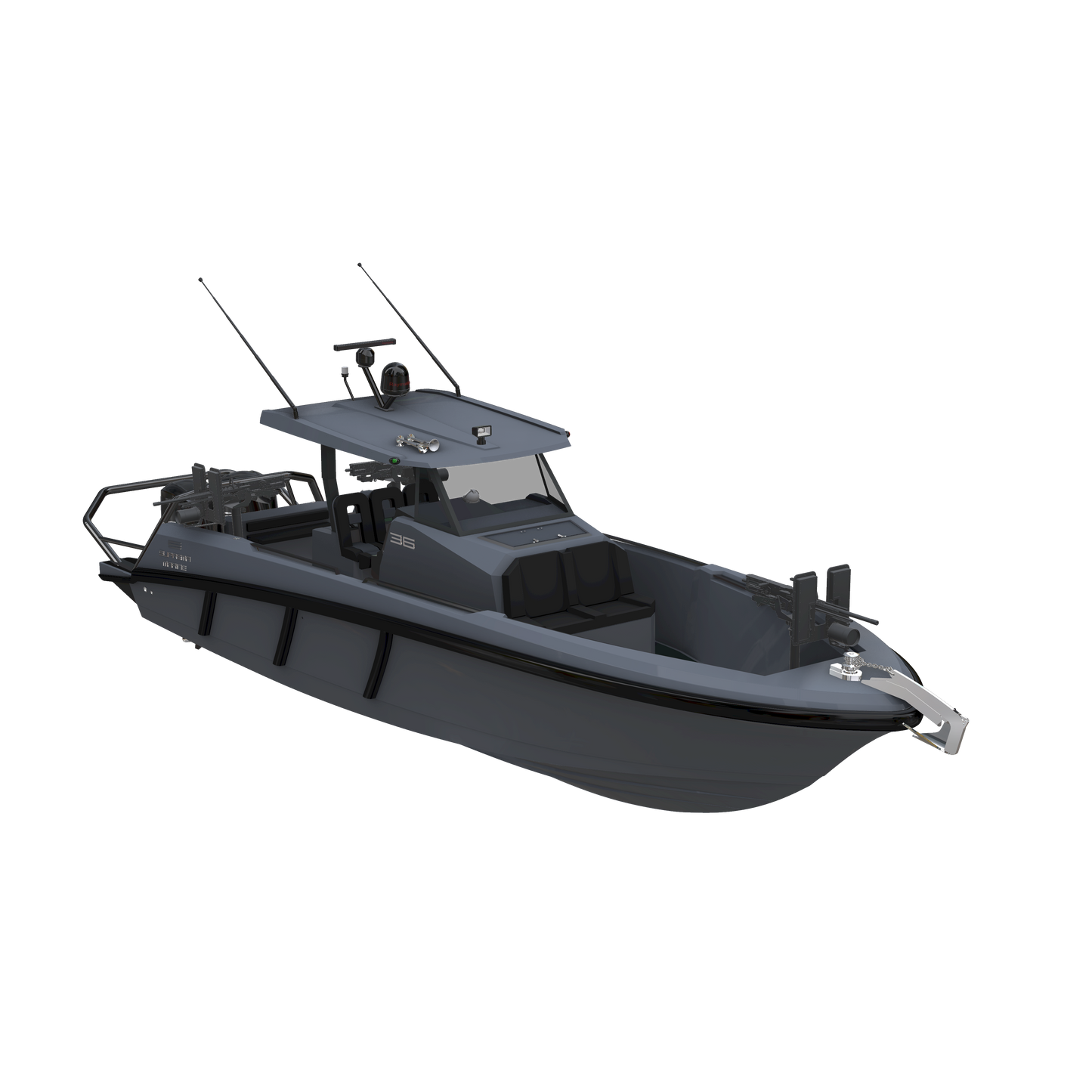 Suprema 36 Military Interceptor Boat