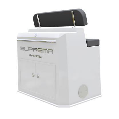 Large Fiberglass Pilot Helm Seat with Galley