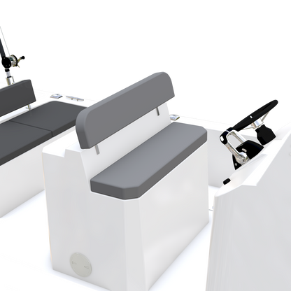 Large Fiberglass Pilot Helm Seat with Galley