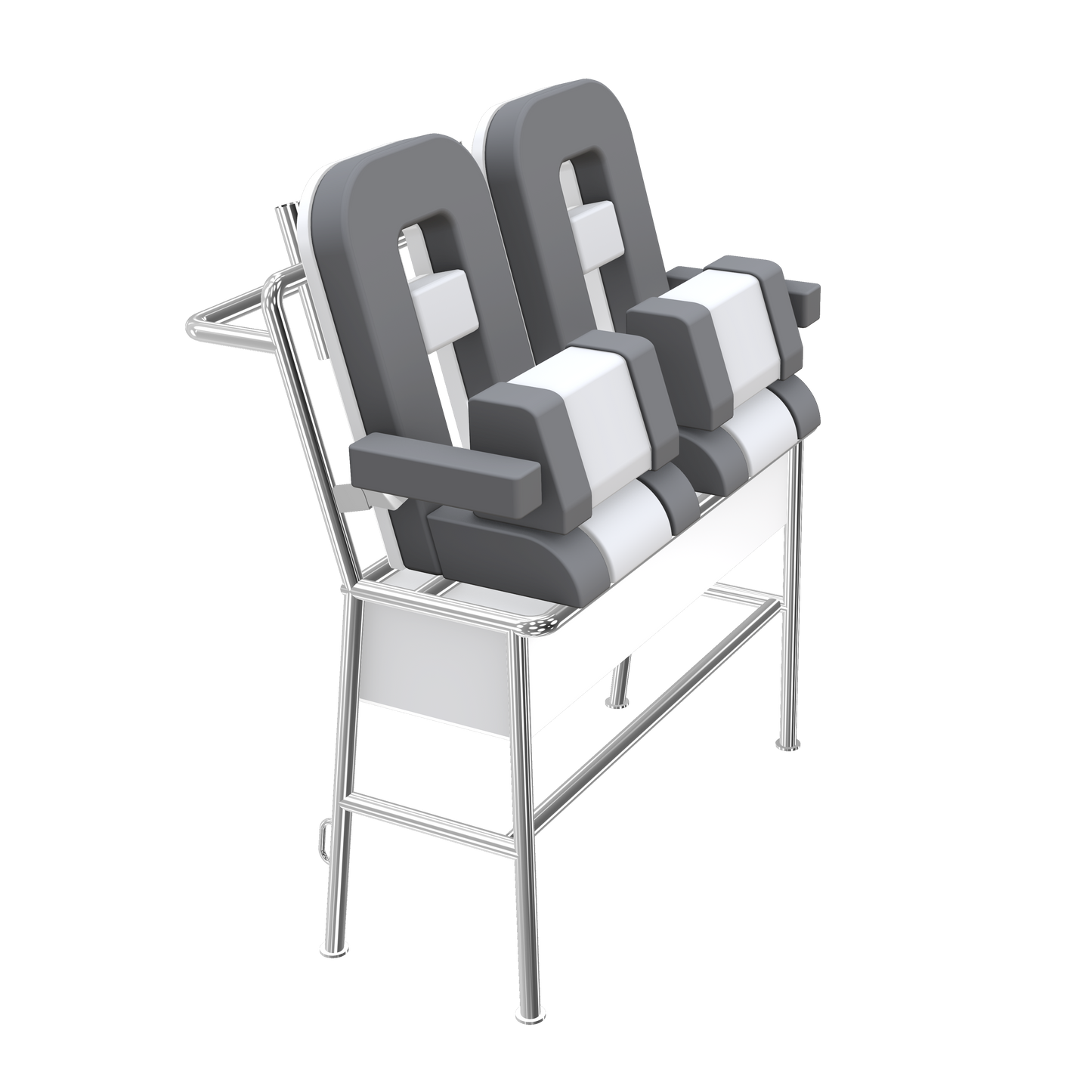 Large Fiberglass Pilot Helm Leaning Post Seats