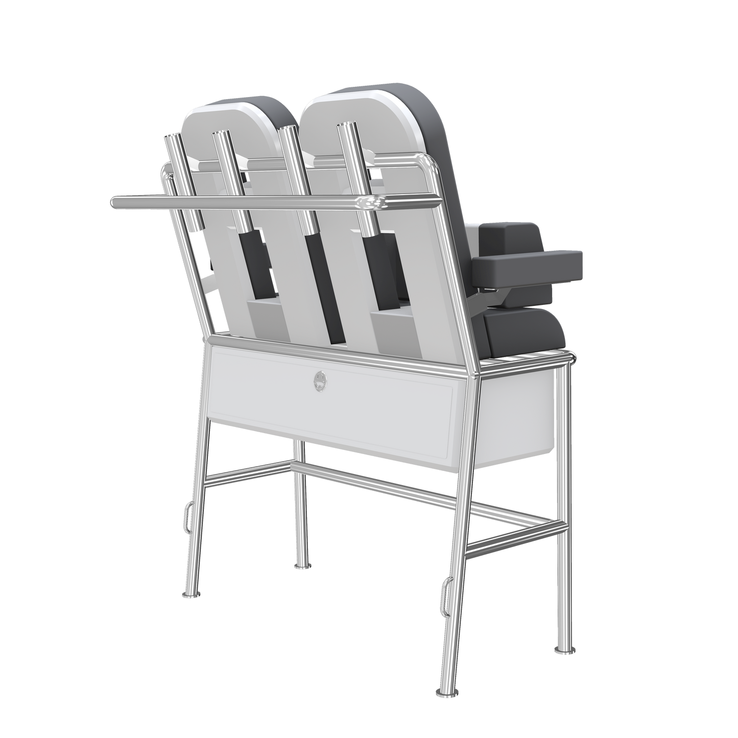 Large Fiberglass Pilot Helm Leaning Post Seats