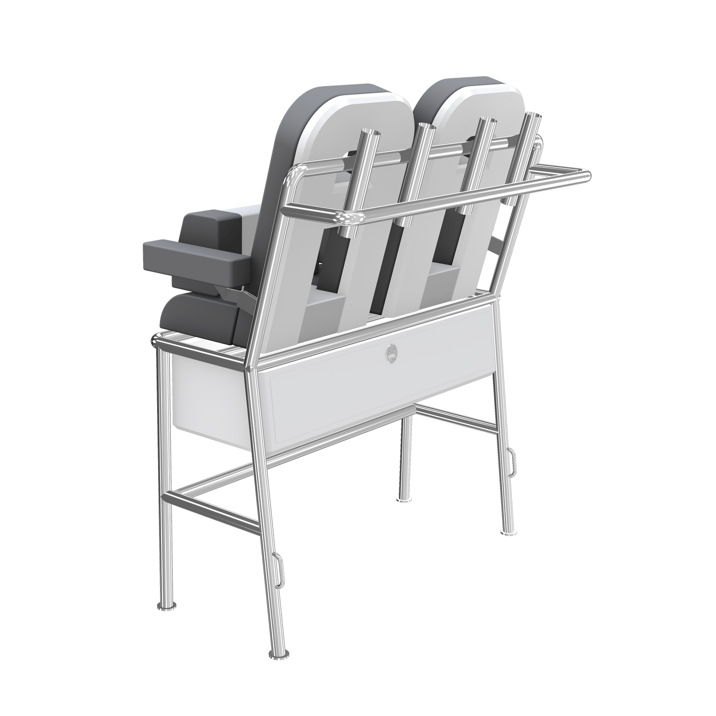 Large Fiberglass Pilot Helm Leaning Post Seats