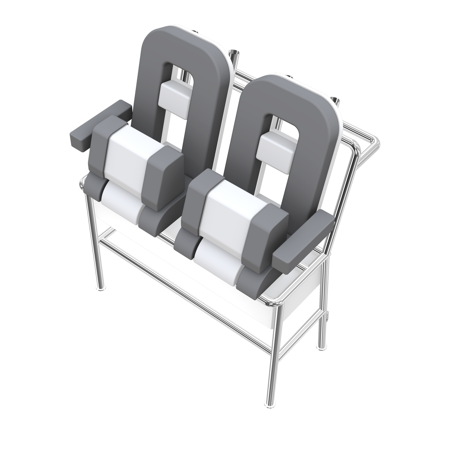 Large Fiberglass Pilot Helm Leaning Post Seats