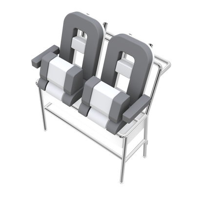 Large Fiberglass Pilot Helm Leaning Post Seats