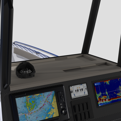 Large Center Console Helm Tray