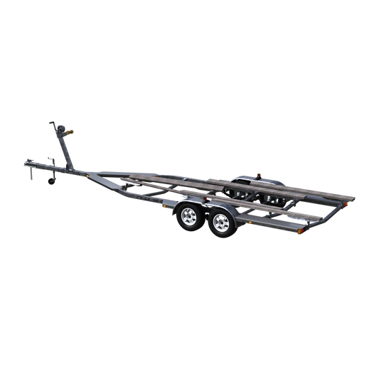 Double Axle Galvanized Bunk Trailer
