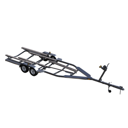 Double Axle Galvanized Bunk Trailer