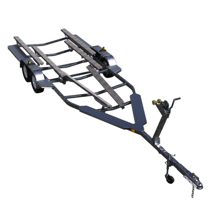 Double Axle Galvanized Bunk Trailer