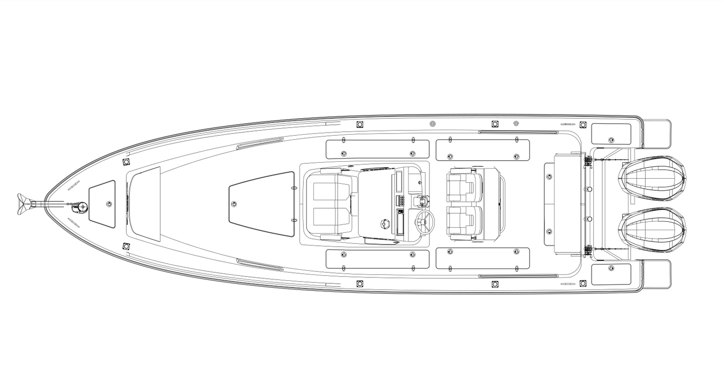 Suprema 27 Explorer Open Deck Hard Top Full Featured