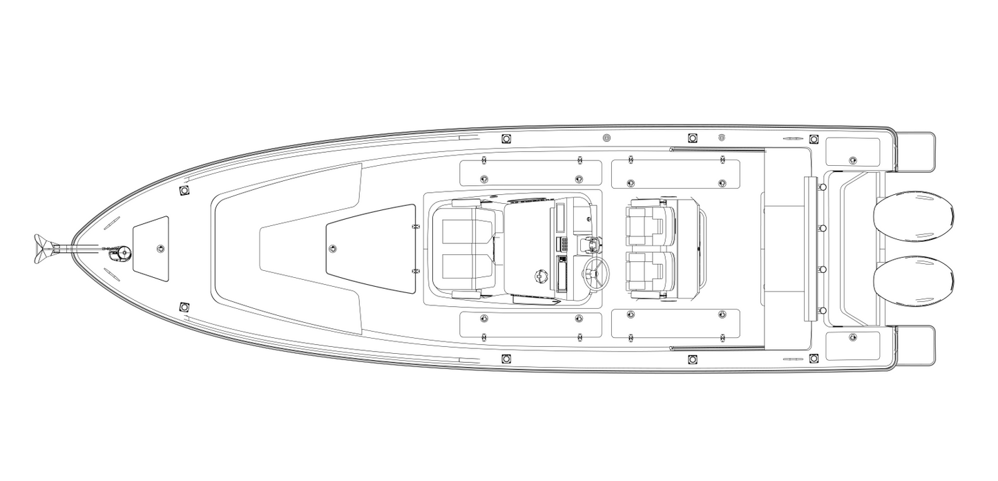 Suprema 27 Explorer Seater Deck Hard Top Full Featured