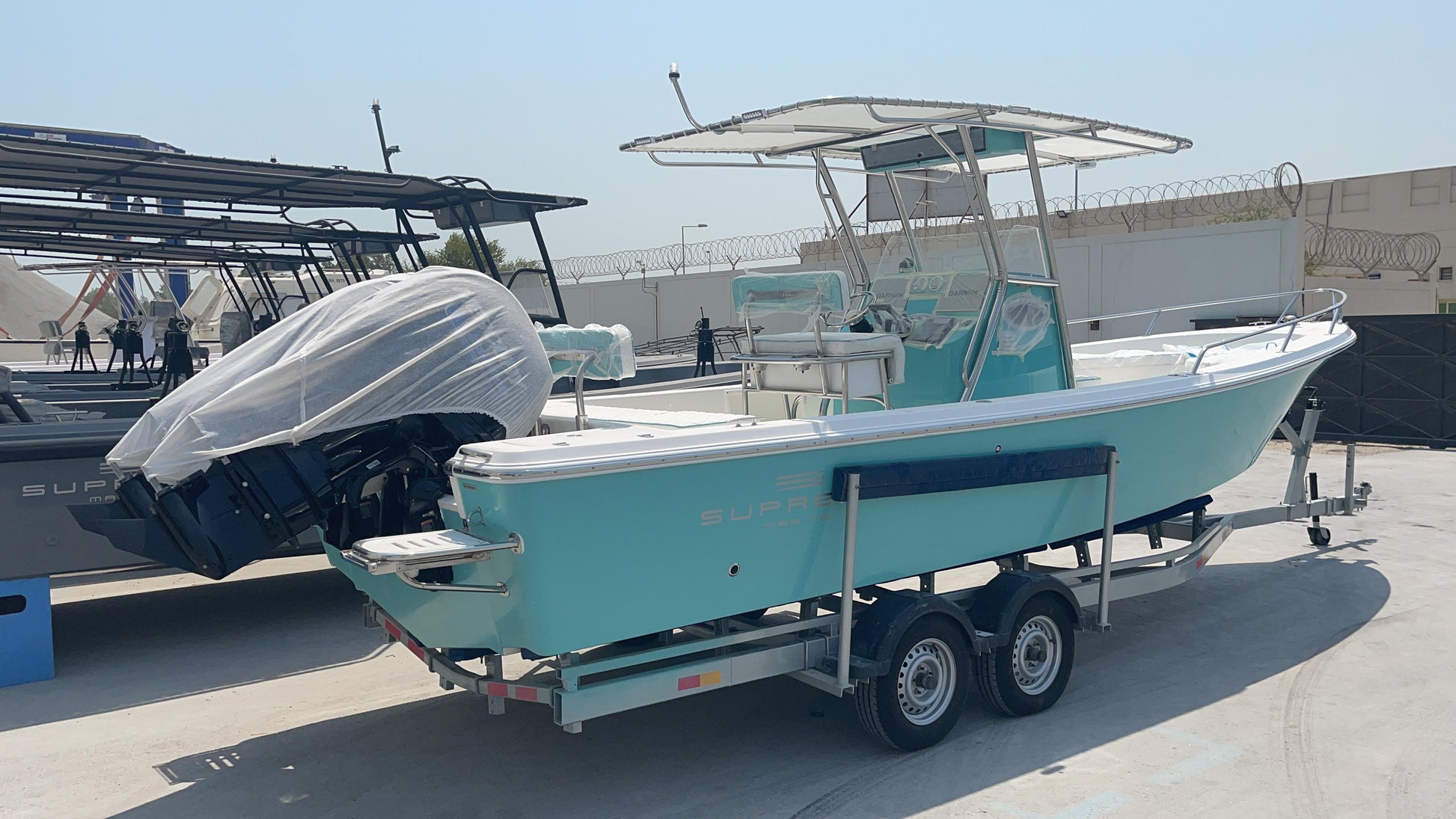 Suprema 25 or 27 Double Axle Galvanized Bunk Trailer