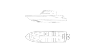 Suprema 36 Passenger Boat Hard-Top