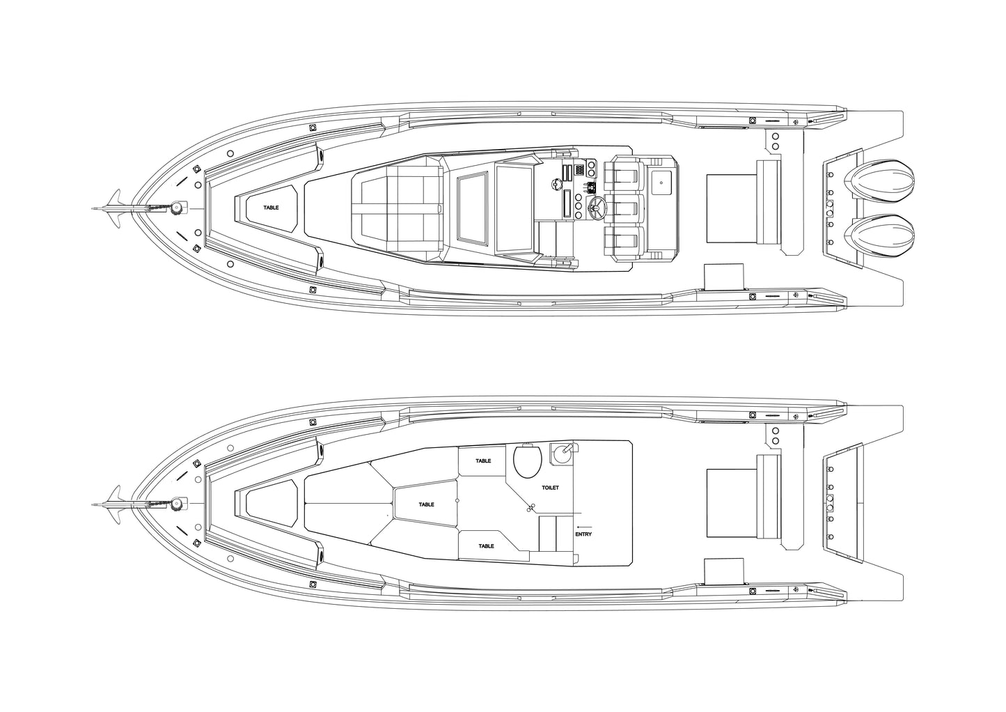 Suprema 36 Center Console