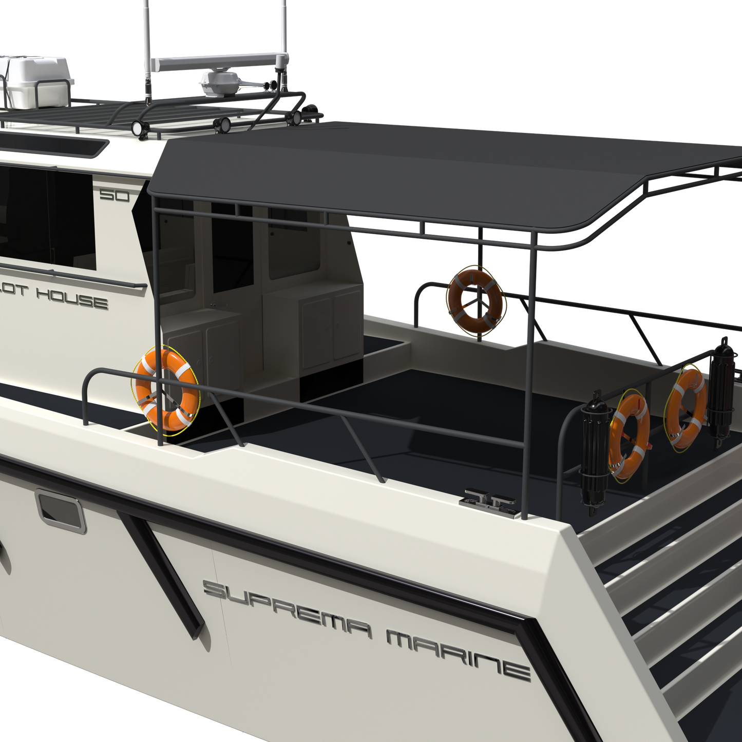 Suprema 50 Pilothouse